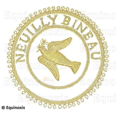 Badge / Macaron GLNF – Grande tenue provinciale – Grand Expert – Neuilly Bineau – Brodé main